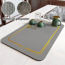 Grande prato de café absorvente para cozinha