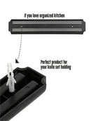 Um suporte magnético para facas de parede