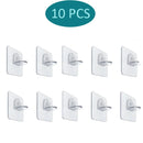 Peças Suportes de prateleira adesivos sem perfuração.