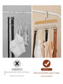 Cabide de gancho multifuncional de madeira