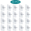 Peças Suportes de prateleira adesivos sem perfuração.