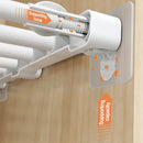 Peças Suportes de prateleira adesivos sem perfuração.