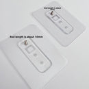 Adesivos para parafusos de prateleira 2 peças 4x10 mm