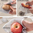 Pano de limpeza mágico grosso fio de aço metálico trapos de cozinha panelas